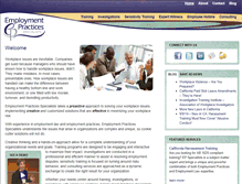 Tablet Screenshot of employmentpractices.net